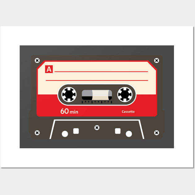 Tape, compact cassette Wall Art by FBdesign